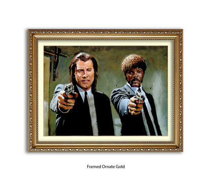 Pulp Fiction - Guns - Michael Kozlov Art Print