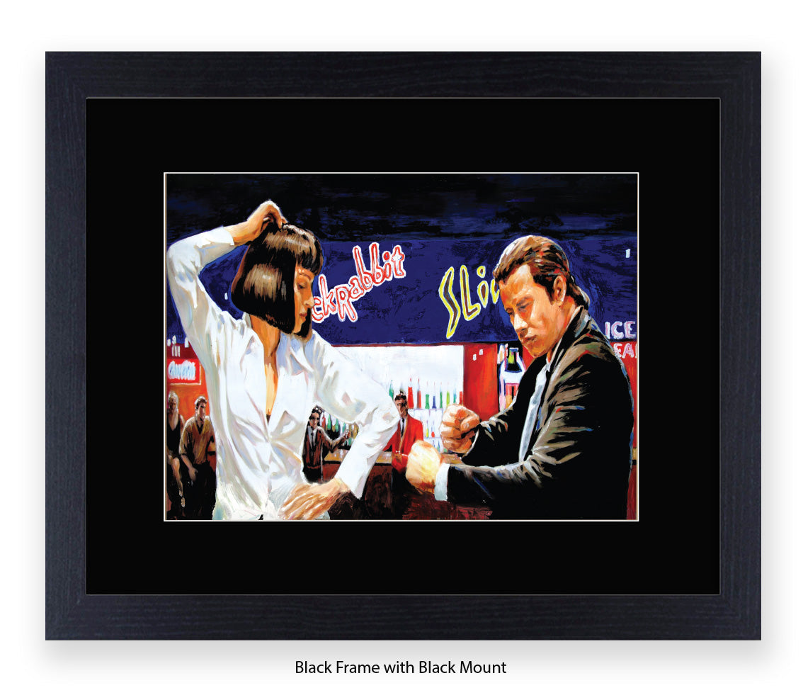 Pulp Fiction - Twist Contest - Michael Kozlov Art Print