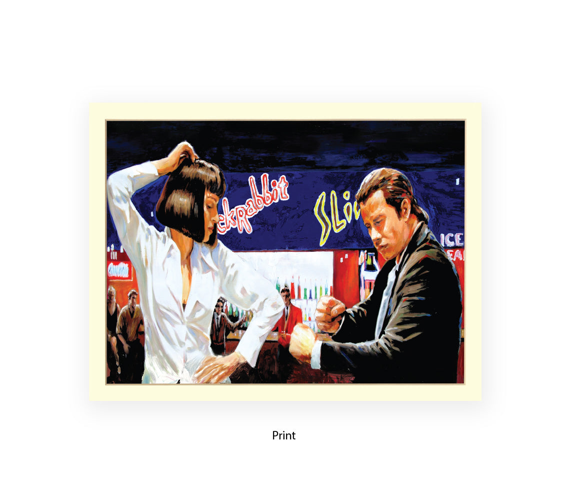 Pulp Fiction - Twist Contest - Michael Kozlov Art Print