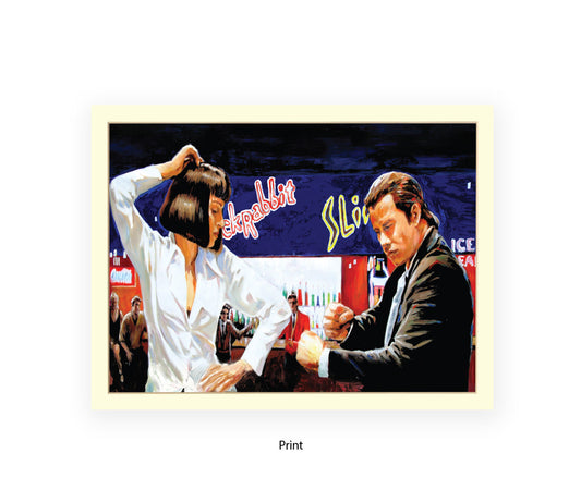 Pulp Fiction - Twist Contest - Michael Kozlov Art Print