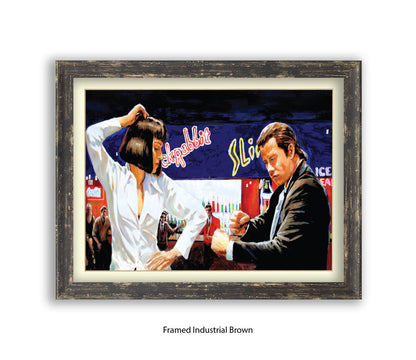 Pulp Fiction - Twist Contest - Michael Kozlov Art Print