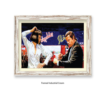 Pulp Fiction - Twist Contest - Michael Kozlov Art Print