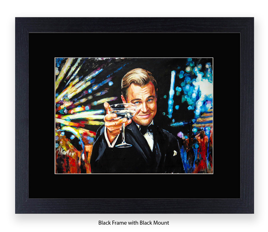 Great Gatsby - Leonardo Di Caprio- Michael Kozlov Art Print