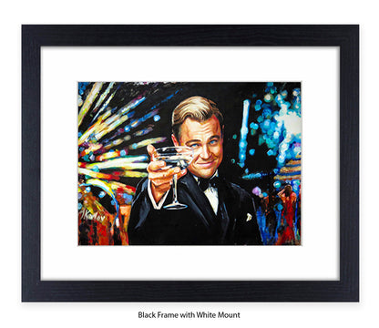 Great Gatsby - Leonardo Di Caprio- Michael Kozlov Art Print