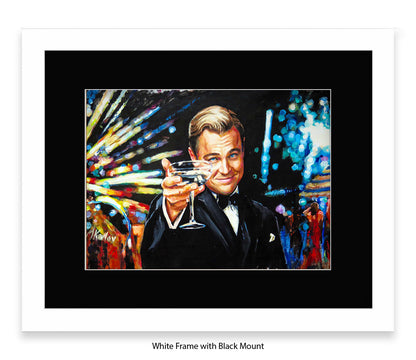 Great Gatsby - Leonardo Di Caprio- Michael Kozlov Art Print