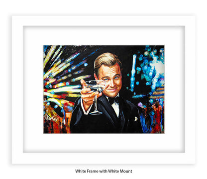 Great Gatsby - Leonardo Di Caprio- Michael Kozlov Art Print