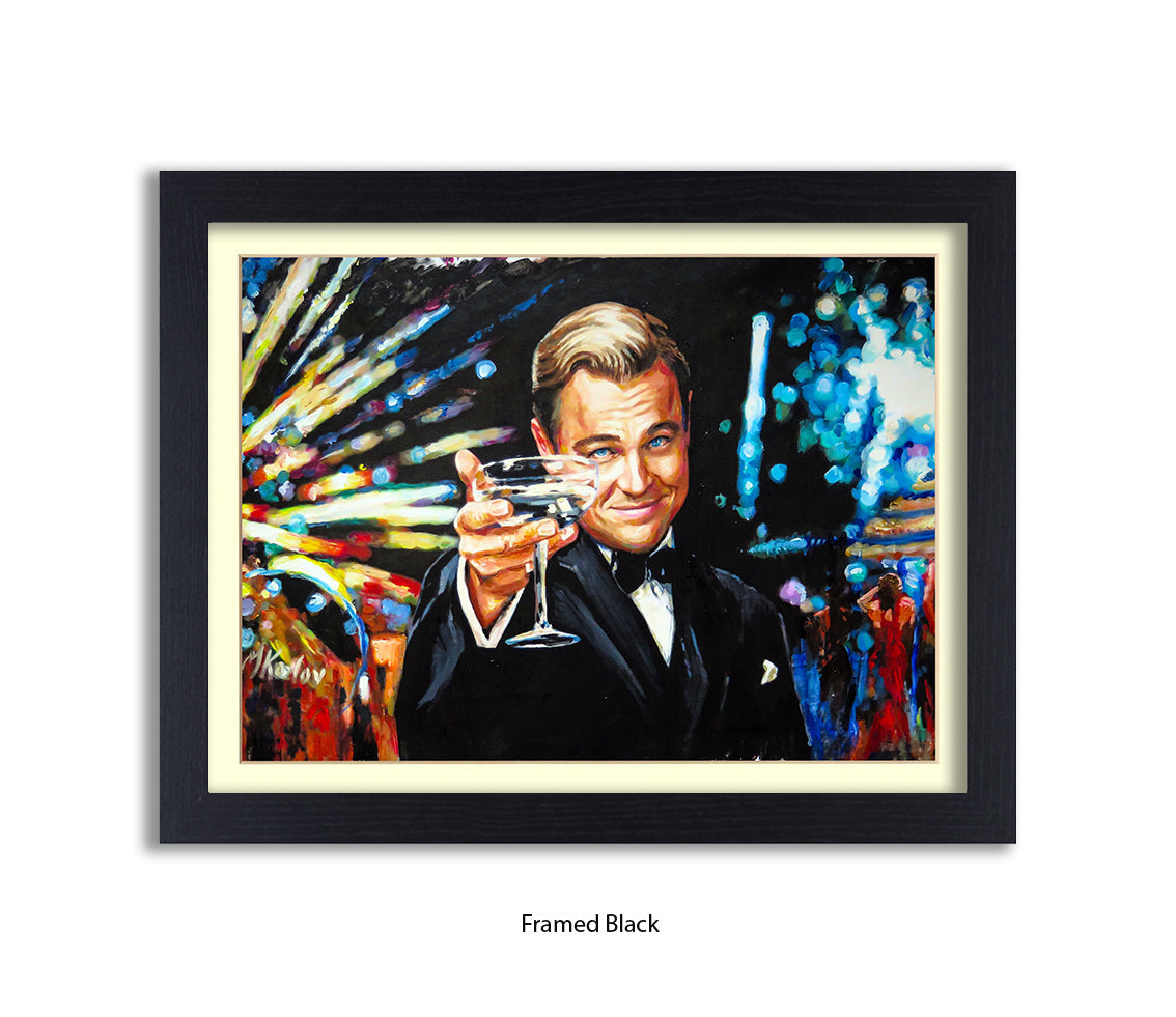Great Gatsby - Leonardo Di Caprio- Michael Kozlov Art Print