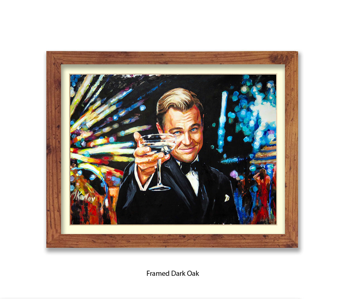 Great Gatsby - Leonardo Di Caprio- Michael Kozlov Art Print