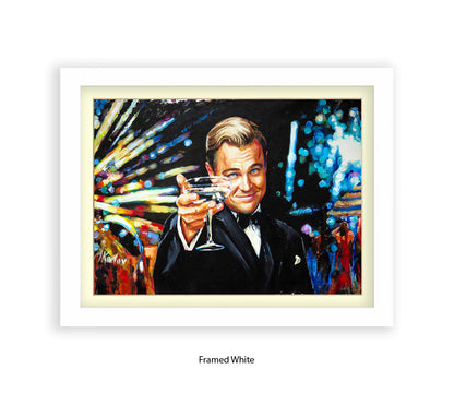 Great Gatsby - Leonardo Di Caprio- Michael Kozlov Art Print