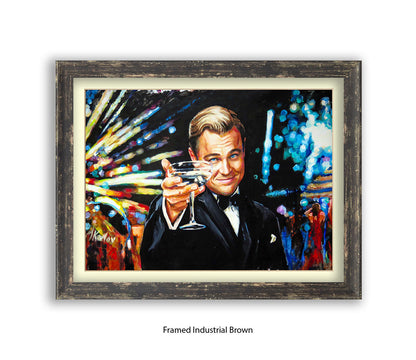 Great Gatsby - Leonardo Di Caprio- Michael Kozlov Art Print