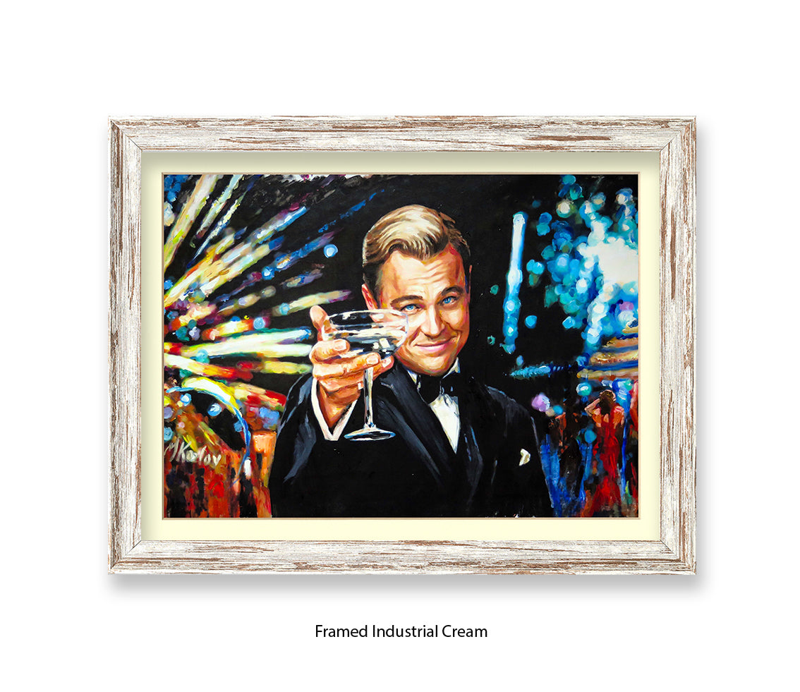 Great Gatsby - Leonardo Di Caprio- Michael Kozlov Art Print