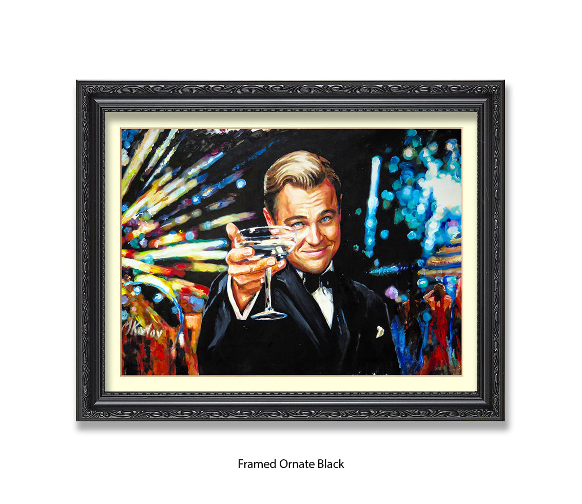 Great Gatsby - Leonardo Di Caprio- Michael Kozlov Art Print