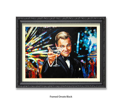 Great Gatsby - Leonardo Di Caprio- Michael Kozlov Art Print