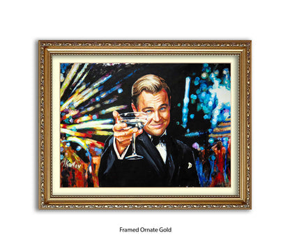 Great Gatsby - Leonardo Di Caprio- Michael Kozlov Art Print
