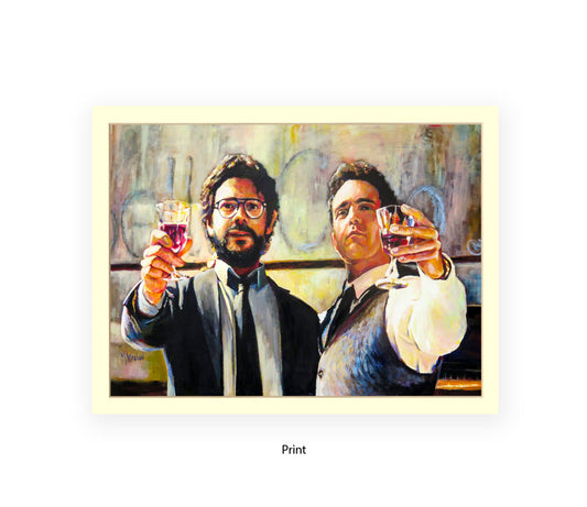 Money Hiest - Michael Kozlov Art Print