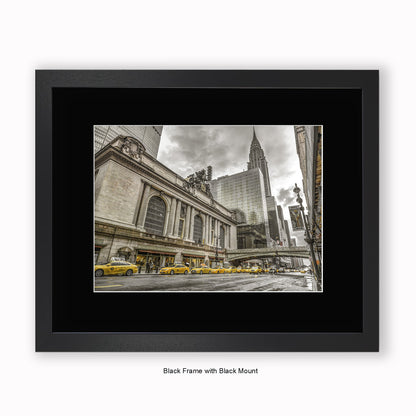 NYC - Grand Central Station - Mounted & Framed Art Print