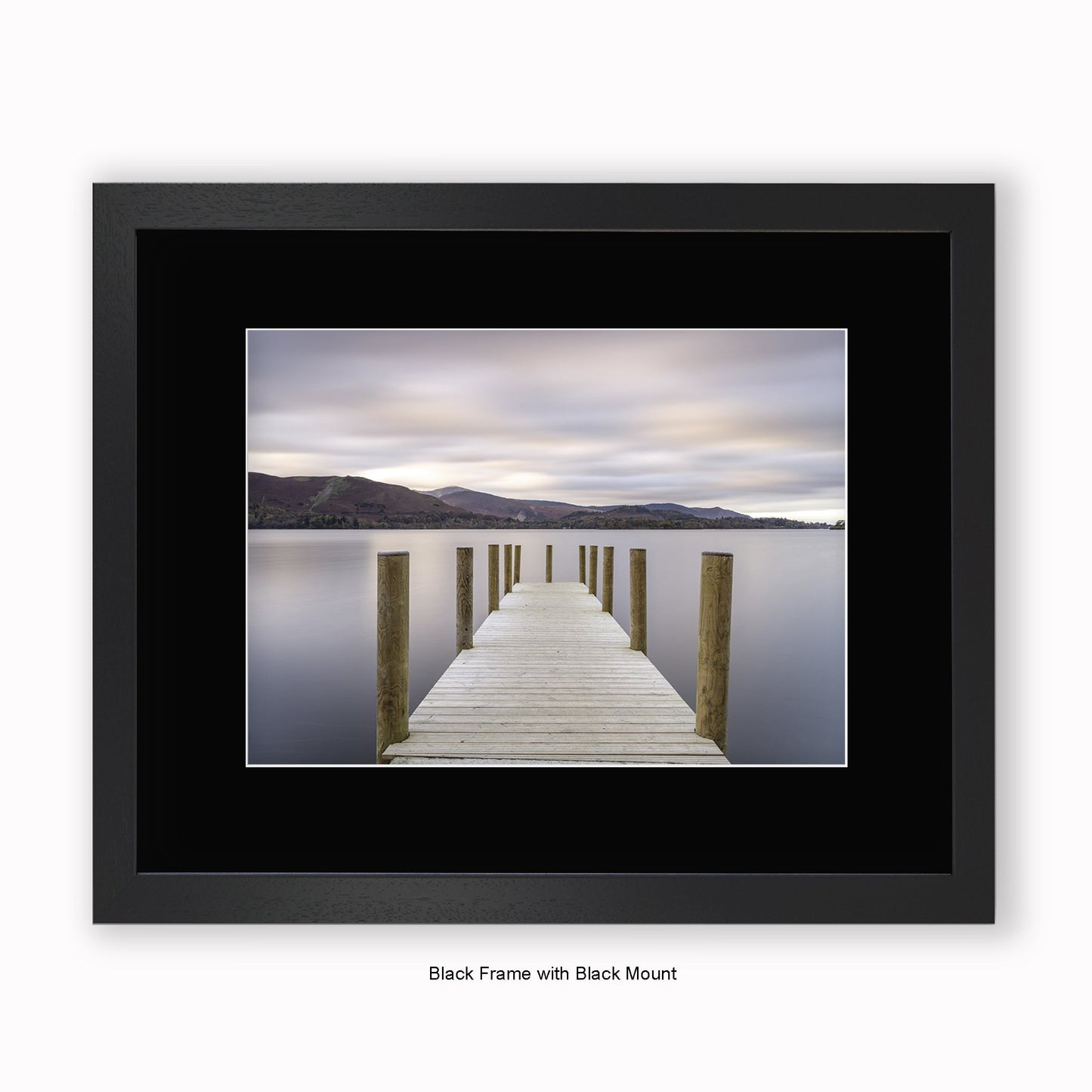 Lake District - Jetty - Mounted & Framed Art Print