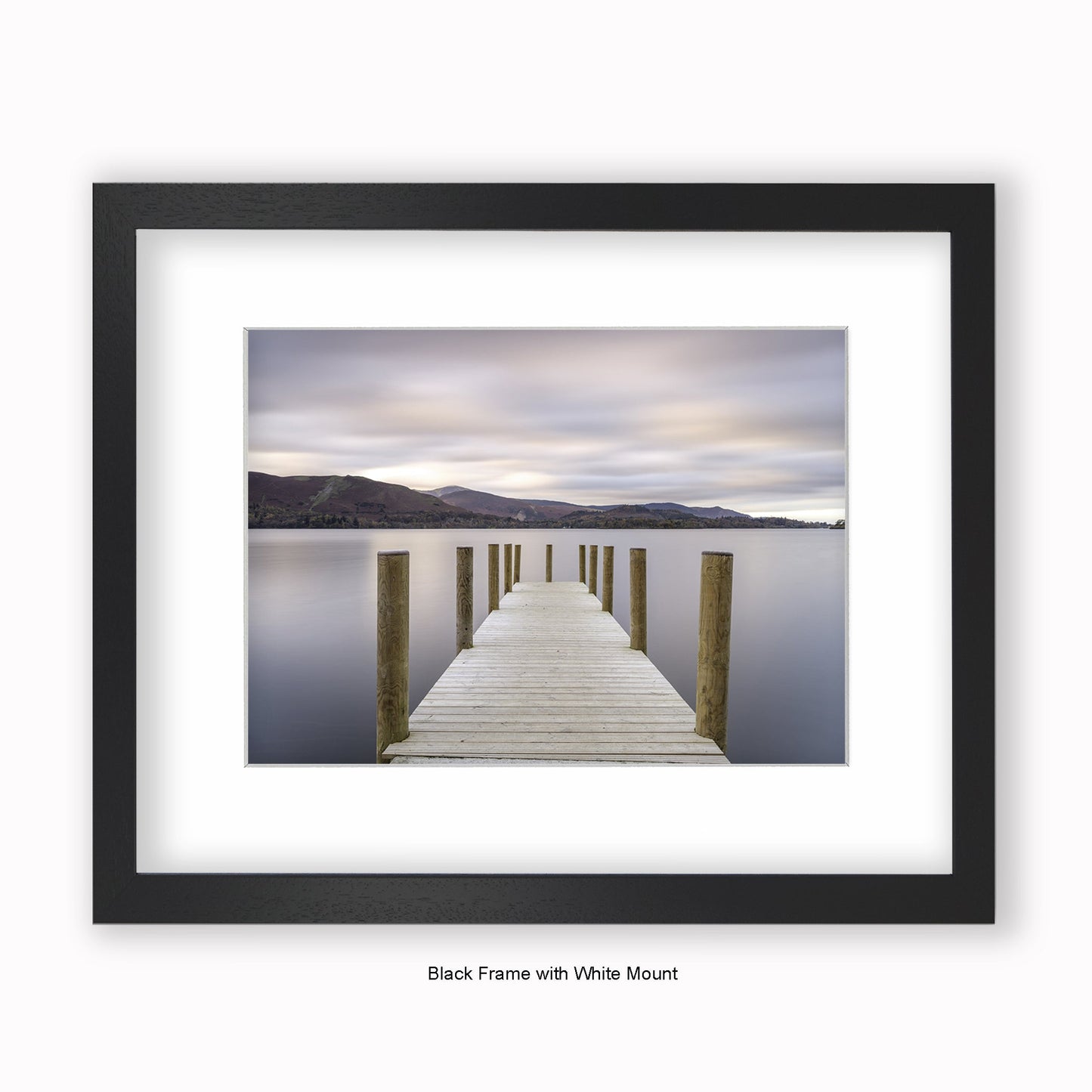Lake District - Jetty - Mounted & Framed Art Print