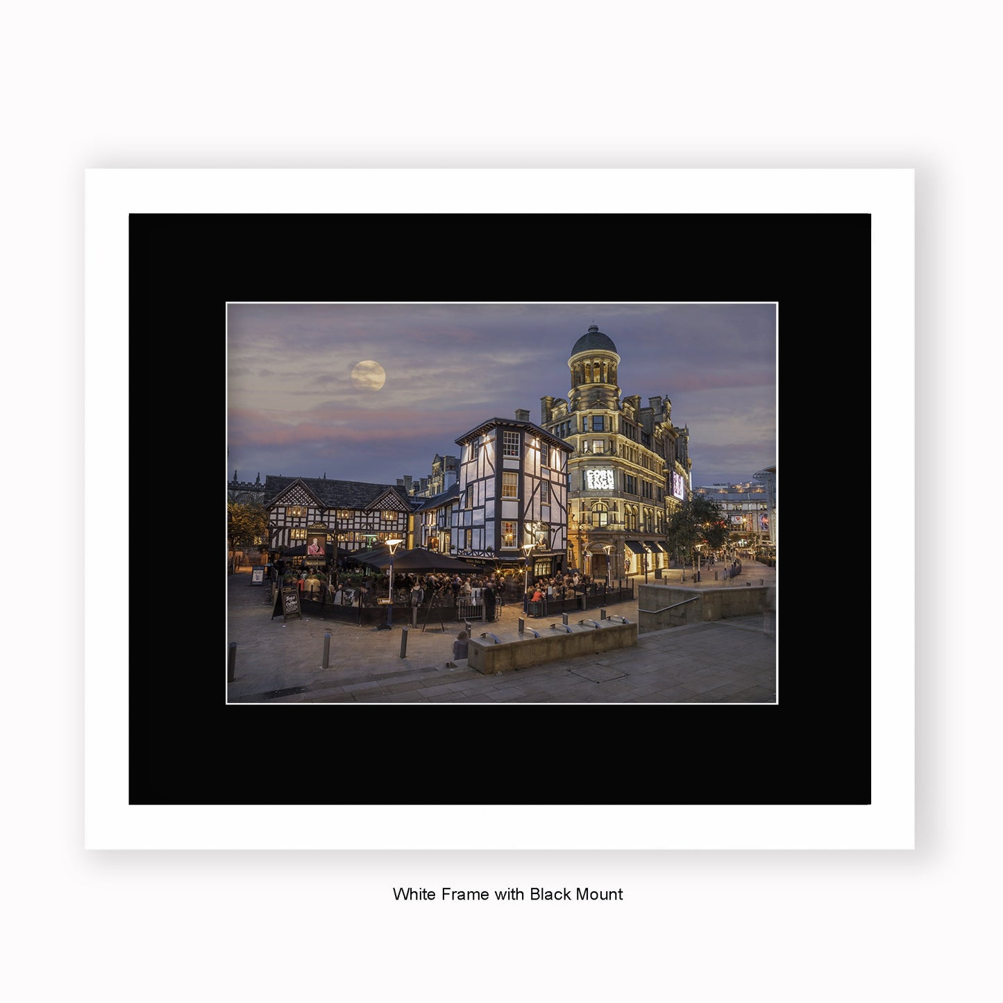 Manchester - Corn Exchange - Sinclair's Oyster Bar - Colour - Mounted & Framed Art Print
