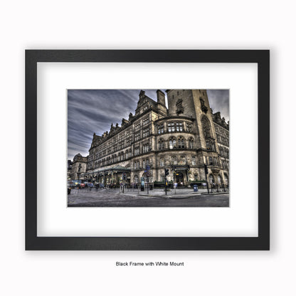 Scotland - Glasgow - Central Station Colour - Mounted & Framed Art Print