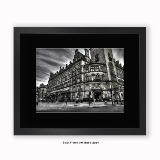 Scotland - Glasgow - Central Station - Mounted & Framed Art Print