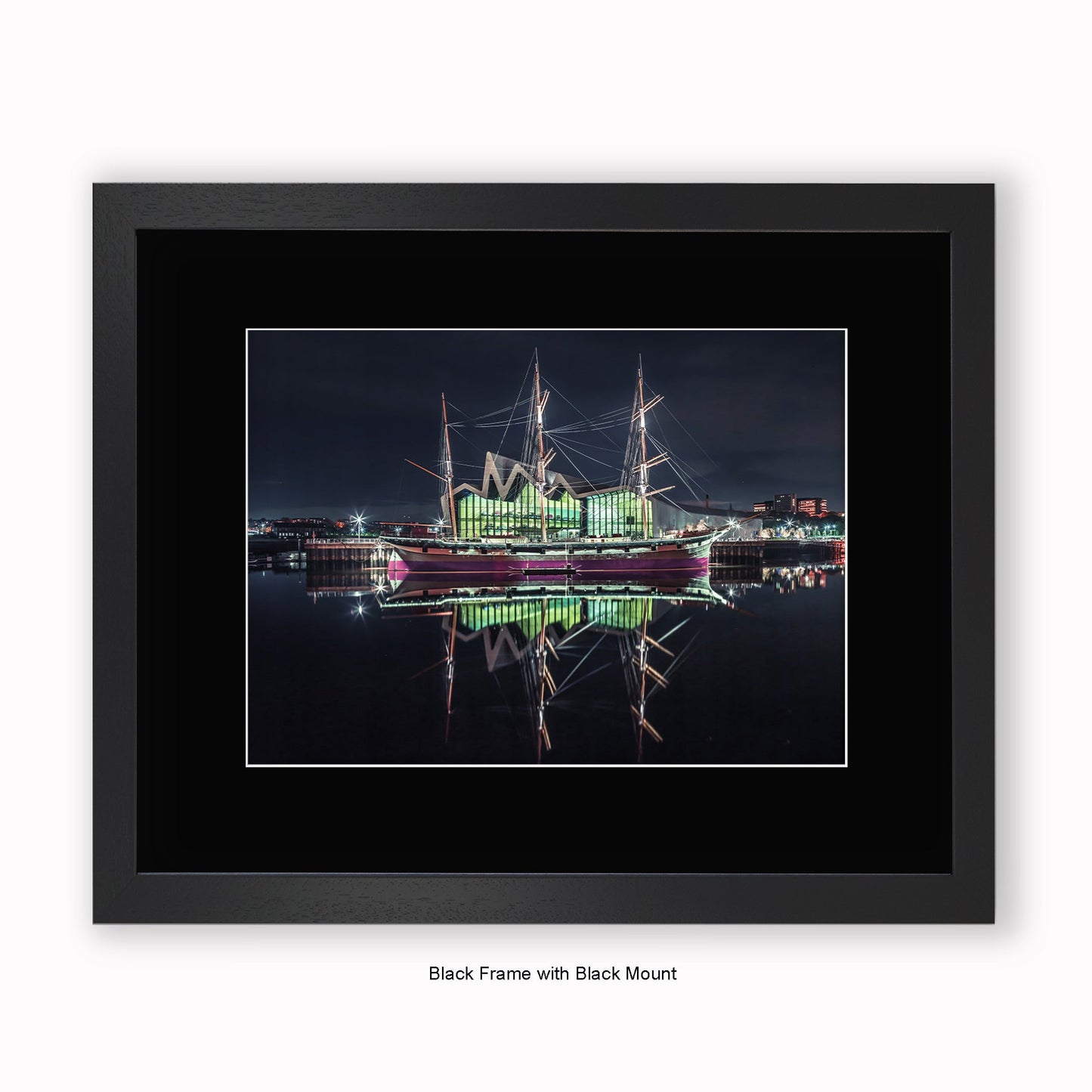 Scotland - Glasgow - Ship - Mounted & Framed Art Print