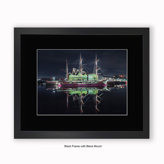 Scotland - Glasgow - Ship - Mounted & Framed Art Print