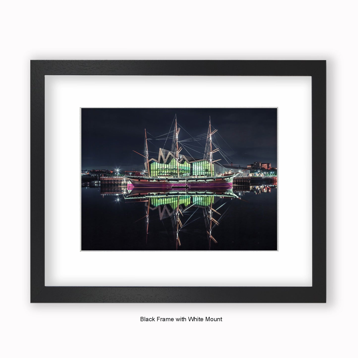 Scotland - Glasgow - Ship - Mounted & Framed Art Print