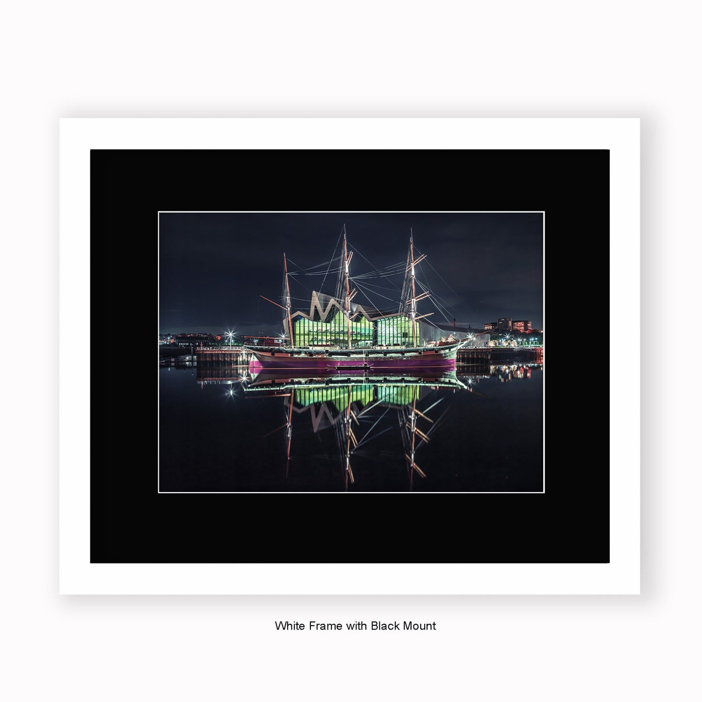 Scotland - Glasgow - Ship - Mounted & Framed Art Print