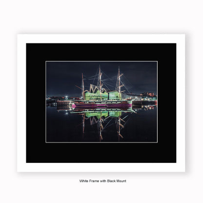 Scotland - Glasgow - Ship - Mounted & Framed Art Print