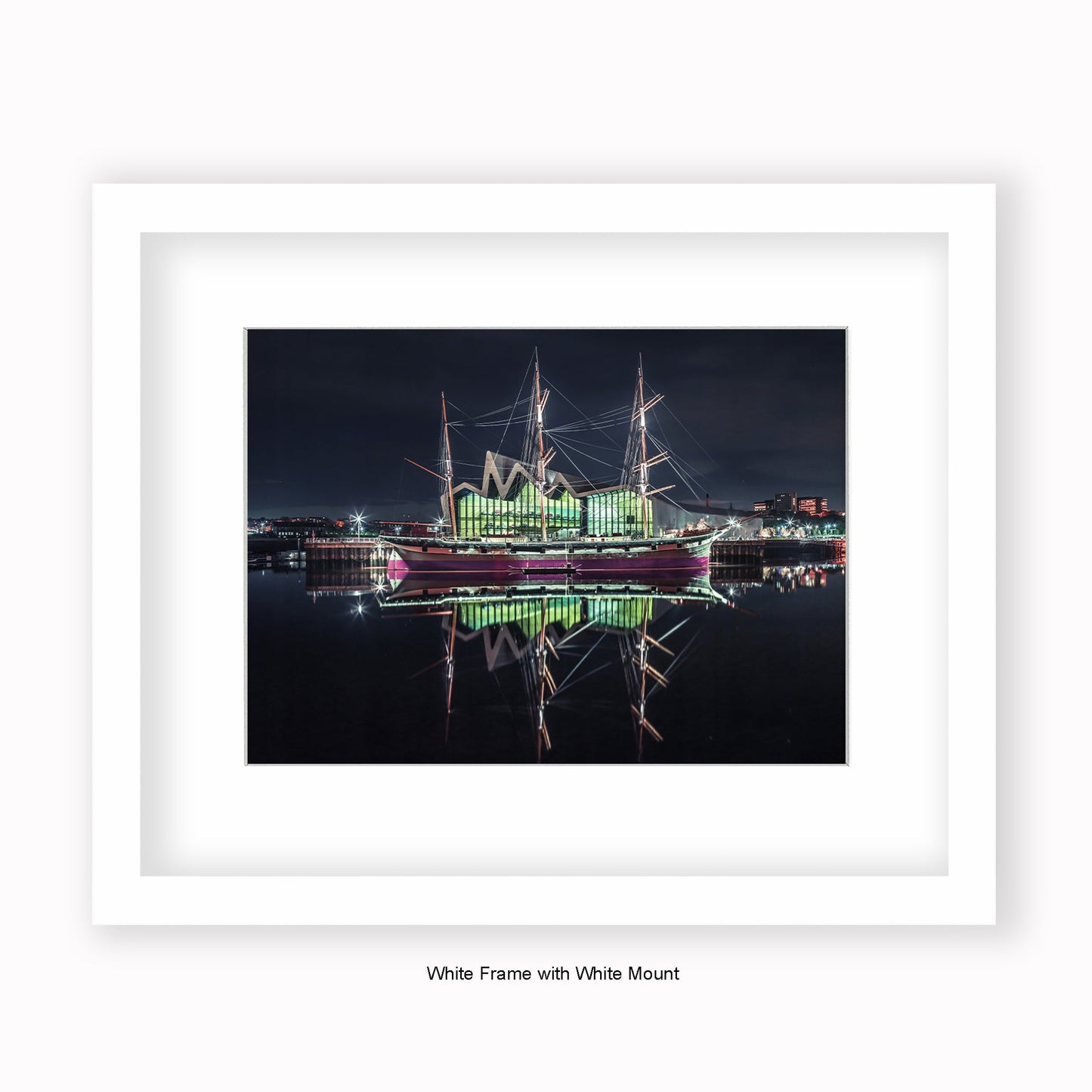 Scotland - Glasgow - Ship - Mounted & Framed Art Print