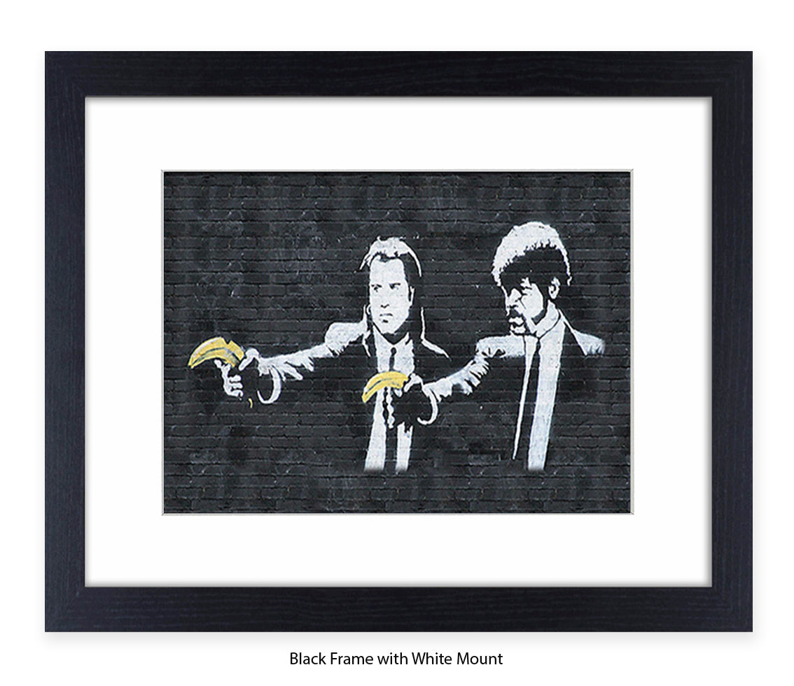 Pulp Bananas - Mounted & Framed Banksy Print