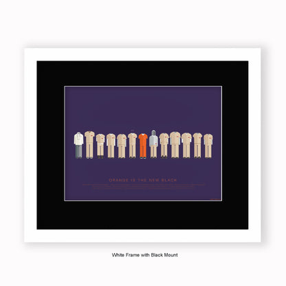 Orange Is The New Black - Mounted & Framed Art Print