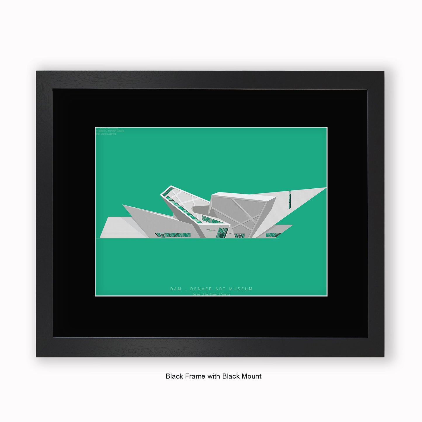 Denver Art Museum - Mounted & Framed Art Print