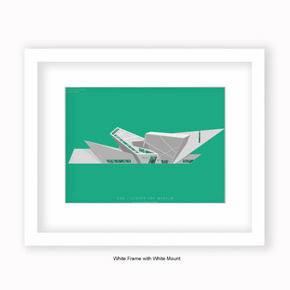 Denver Art Museum - Mounted & Framed Art Print