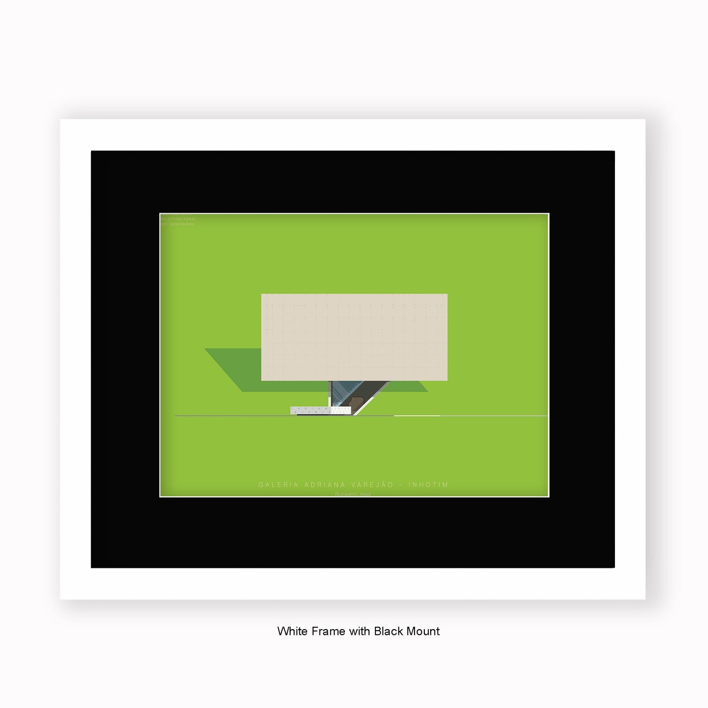 Galeria Adriana Varejao - Inhotim - Mounted & Framed Art Print