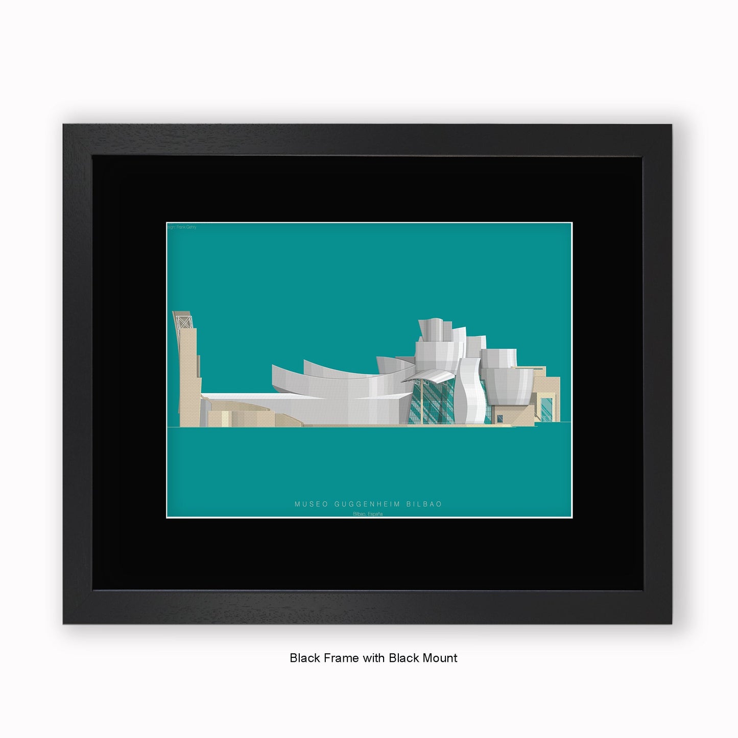 Guggenheim Museum Bilbao - Mounted & Framed Art Print