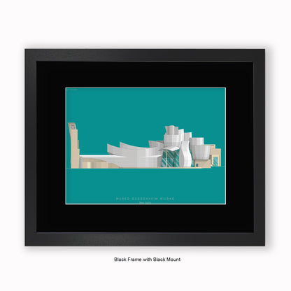 Guggenheim Museum Bilbao - Mounted & Framed Art Print