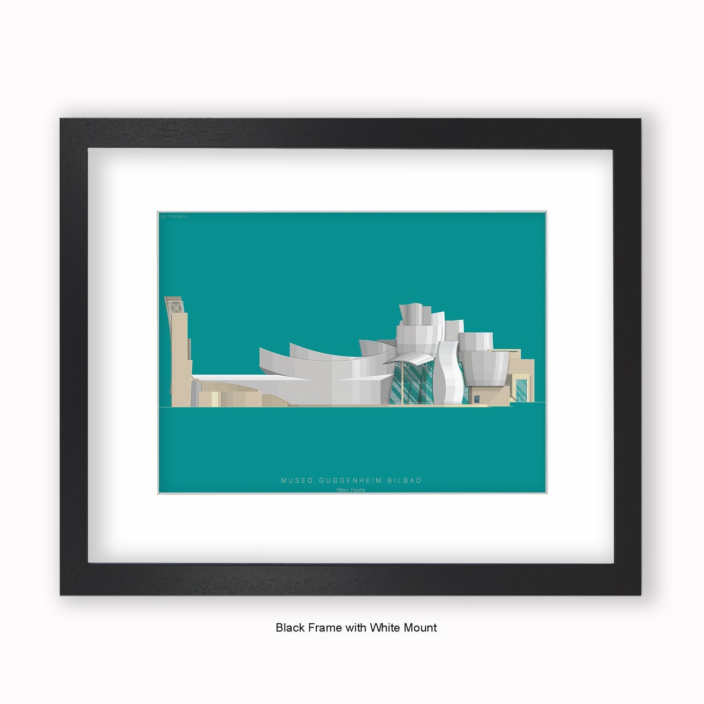 Guggenheim Museum Bilbao - Mounted & Framed Art Print