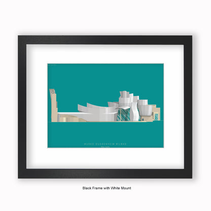 Guggenheim Museum Bilbao - Mounted & Framed Art Print