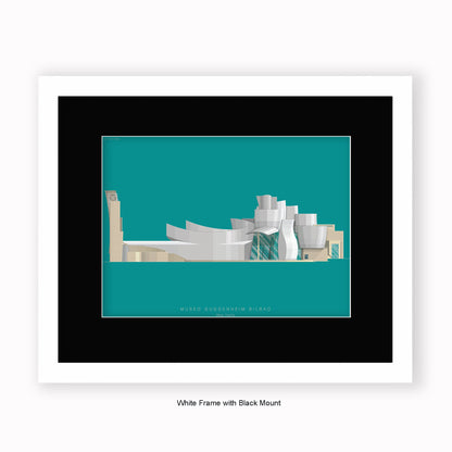 Guggenheim Museum Bilbao - Mounted & Framed Art Print