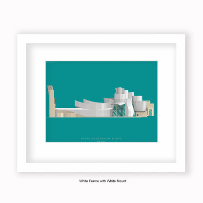 Guggenheim Museum Bilbao - Mounted & Framed Art Print