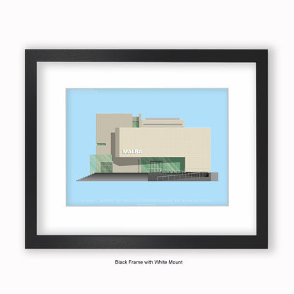 MALBA Museo de Arte Latinoamericano de Buenos Aires - Mounted & Framed Art Print