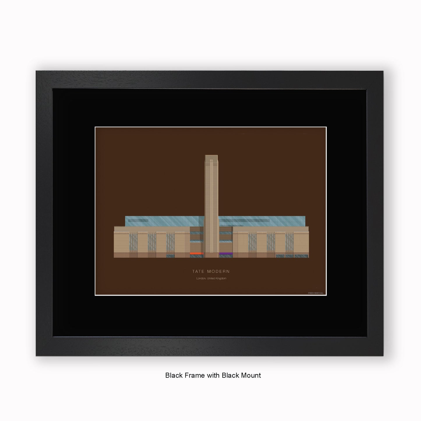 TATE Modern - Mounted & Framed Art Print