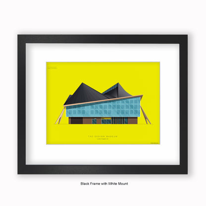 Design Museum London - Mounted & Framed Art Print+D98