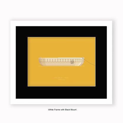 Life of Pi - TSIMRSUM Lifeboat - Mounted & Framed Art print