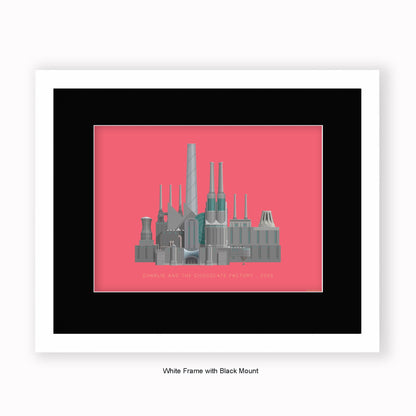 Charlie and The Chocolate Factory - Mounted & Framed Art print