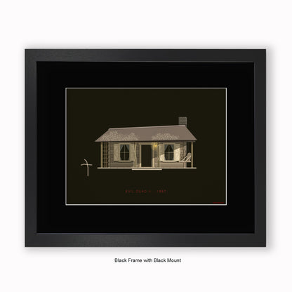 Evil Dead II - Mounted & Framed Art print