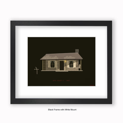 Evil Dead II - Mounted & Framed Art print