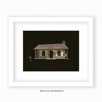 Evil Dead II - Mounted & Framed Art print